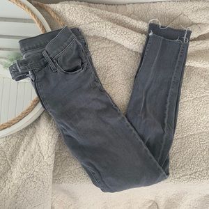MOTHER: grey skinny jeans